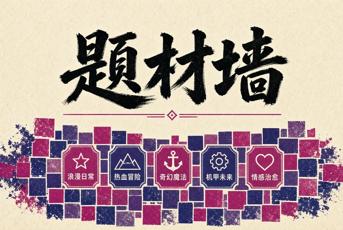题材墙的动画创作主题